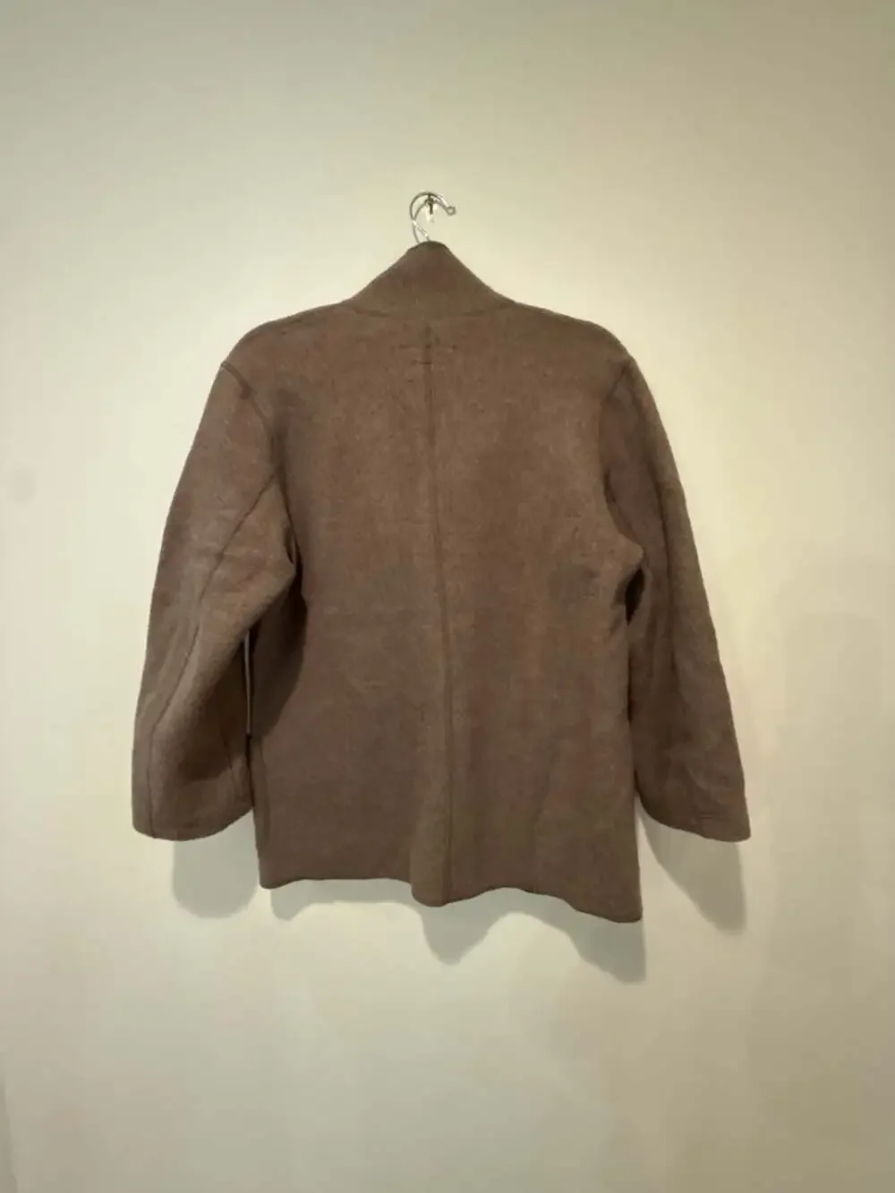 Buck Mason 100% Merino Wool Chore Coat Jacket Brown Size Medium - Picture 3 of 5